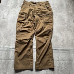5.11 Tactical pants Men's size 32x30  Apex Mens Canvas Cargo Brown Stretch 511